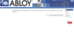 Desktop Screenshot of abloy.esamco.com