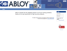 Tablet Screenshot of abloy.esamco.com